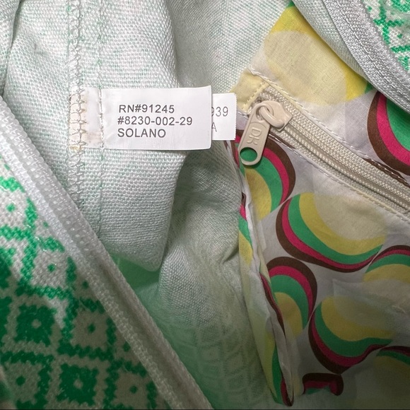 Vtg. Dakine Green Patterned Tote - Picture 8 of 8